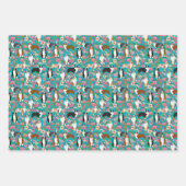 オーストラリア羊飼い犬 ラッピングペーパーシート (正面2)