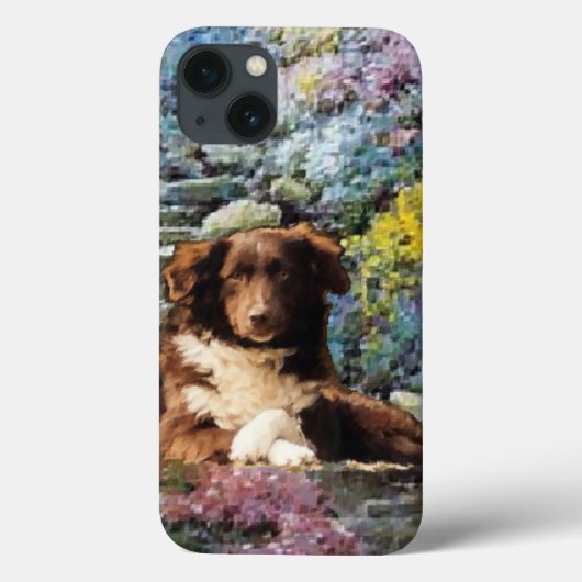 オーストラリア羊飼い詩サマーガーデン Case-Mate iPhoneケース (裏面)