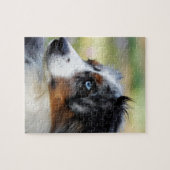 オーストラリア羊飼い ジグソーパズル (横)