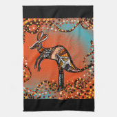 オーストラリア美術 キッチンタオル (縦)