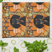 オーストラリア美術 キッチンタオル (折り畳み)