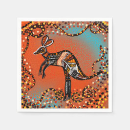 オーストラリア美術 スタンダードカクテルナプキン