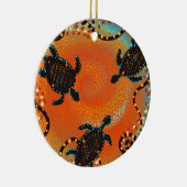 オーストラリア美術 セラミックオーナメント (右)