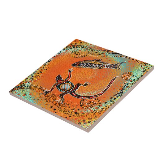 オーストラリア美術 タイル (側面)