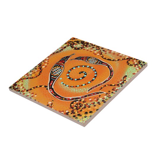 オーストラリア美術 タイル (側面)