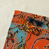 オーストラリア美術 ビーチタオル (インサイチュ)