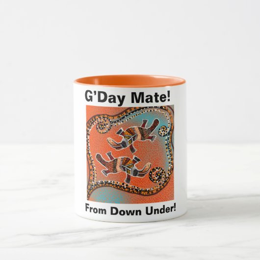 オーストラリア美術 マグカップ (中央)