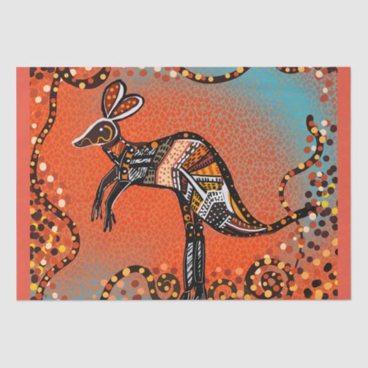 オーストラリア美術 薄葉紙 (正面)