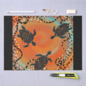 オーストラリア美術 薄葉紙 (クラフト)