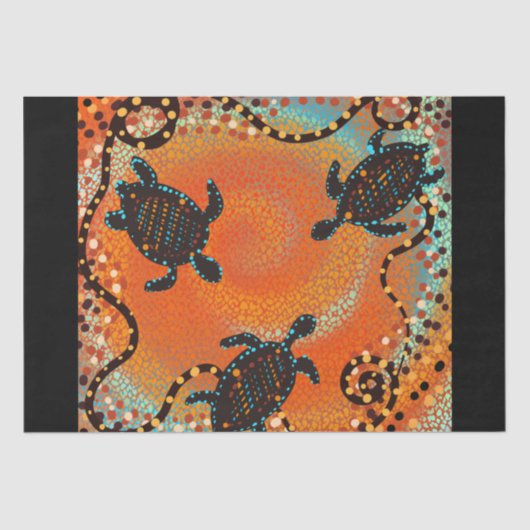 オーストラリア美術 薄葉紙 (正面)