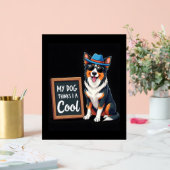 オーストラリア考えの飼い犬が犬にクール向かう アクリルサイン (ウェディング)