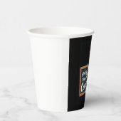 オーストラリア考えの飼い犬が犬にクール向かう 紙コップ (右)