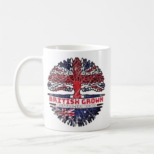 オーストラリア英国統一されたイギリス コーヒーマグカップ (左)