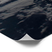 オーストラリア西部の曇り空の上の地球の四肢。 ポスター (角)