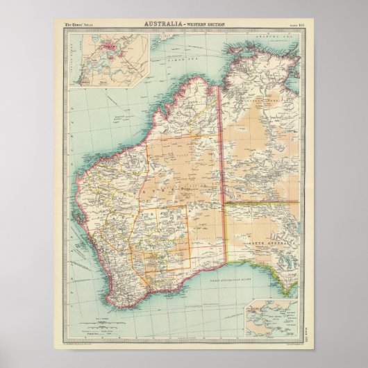 オーストラリア西部 ポスター (正面)