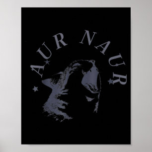 オーストラリア訛りの面白いAur Naur 猫 ポスター
