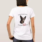 オーストラリア誇りを持ったのガラガラ犬のストライクの親 Tシャツ (裏面)