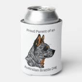 オーストラリア誇りを持った産のガラガラ犬の親 缶クーラー (缶正面)