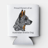 オーストラリア誇りを持った産のガラガラ犬の親 缶クーラー (裏面)