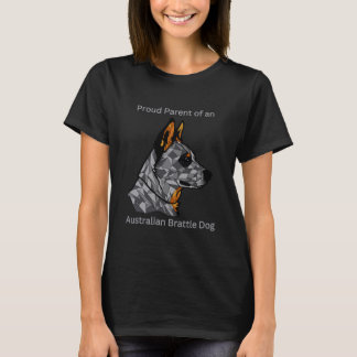 オーストラリア誇りを持った産のガラガラ犬の親 Tシャツ