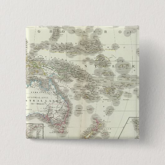 オーストラリア語-オーストラリア 缶バッジ (正面)