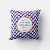 オーストラリア賛美国モノグラムクリスチャン クッション (裏面)