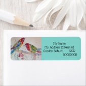 オーストラリア赤ロセラパロットバードウォーターの色Ret ラベル (インサイチュ)