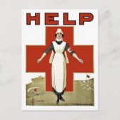 オーストラリア赤十字ヴィンテージ第一次世界大戦 ポストカード (正面)