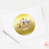 オーストラリア軍服 ラウンドシール (封筒)