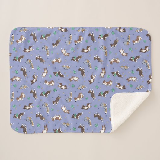 オーストラリア遊羊飼いのおもしろい シェルパブランケット (正面(横))