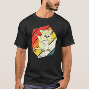 オーストラリア野生動物動物クオッカレトロオーストラリアの現状 Tシャツ