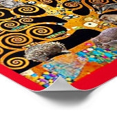 オーストラリア野生生物の木のパロディクリムト、 ポスター (角)