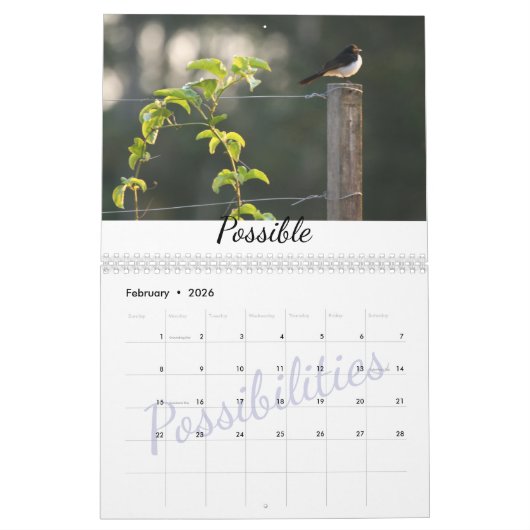 オーストラリア野生生物やる気を起こさせる写真 カレンダー (2月 2026)