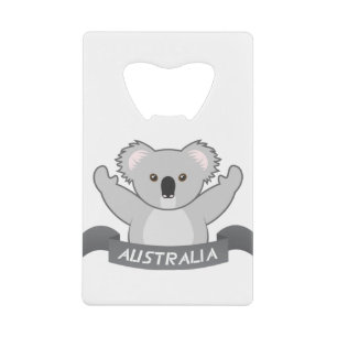 オーストラリア野生生物をサポートAustralia Strong クレジットカード栓抜き