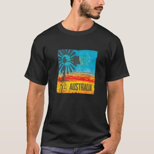 オーストラリア風車 Tシャツ (正面)