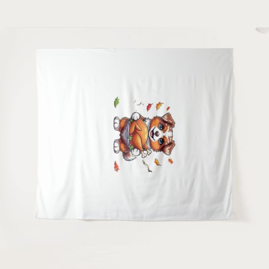 オーストラリア178感謝祭オーバーサイズTシャツ.png タペストリー (正面(横))