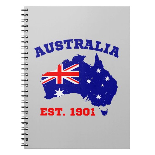 オーストラリア1901年設立 ノートブック (正面)