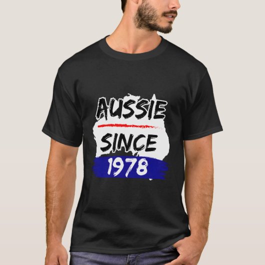 オーストラリア1978年以来の地図 Tシャツ (正面)