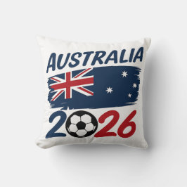 オーストラリア2026サッカー ファンデザインフラッグカラー クッション