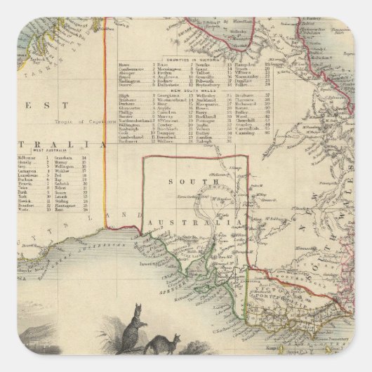 オーストラリア5 スクエアシール (正面)