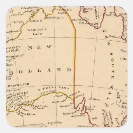 オーストラリア7 スクエアシール (正面)