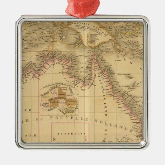 オーストラリア8 メタルオーナメント (正面)