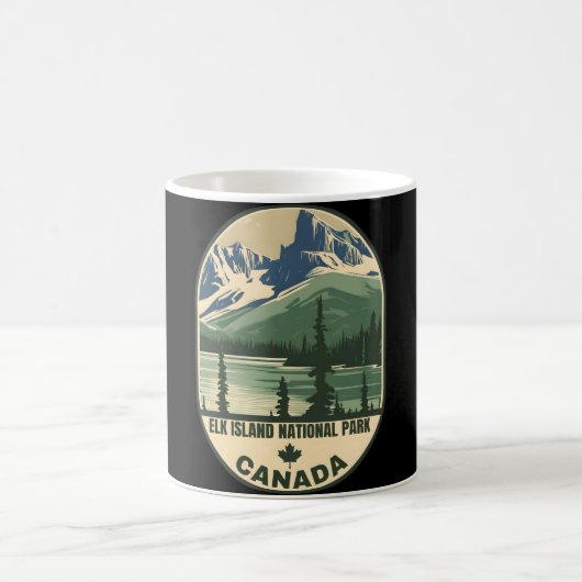 オーストラリア�のエルク島スピリット コーヒーマグカップ (中央)