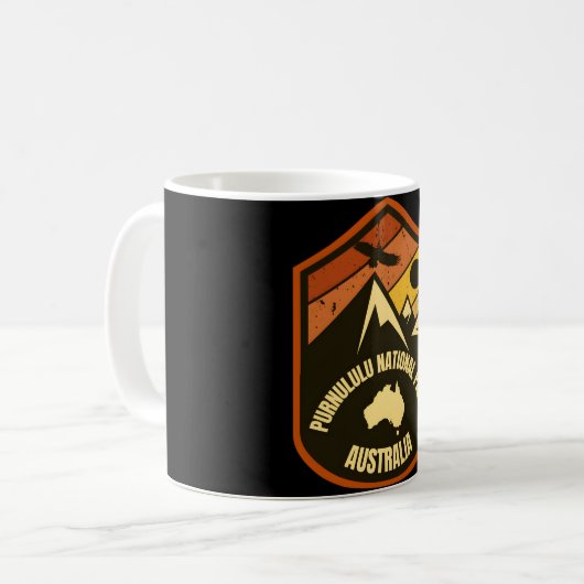 オーストラリア�の果てしない地平線 コーヒーマグカップ (正面左)