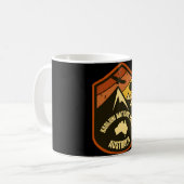 オーストラリア�の果てしなく続くカリジニ コーヒーマグカップ (正面左)