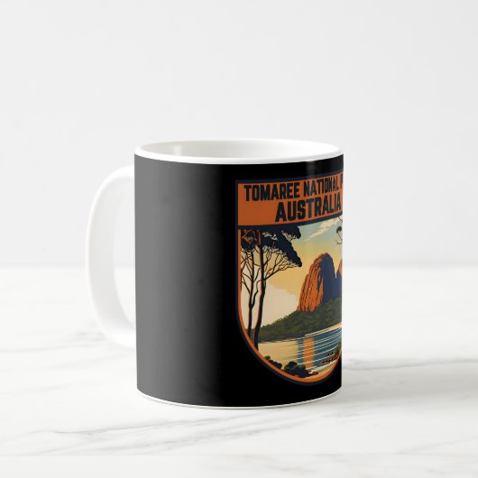 オーストラリア�の果てしなく続く地平線 コーヒーマグカップ (正面左)