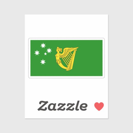 オーストラリア・アイルランド伝統国旗 シール (シート)