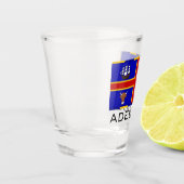 オーストラリア，アデレード国旗 ショットグラス (左)