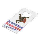 オーストラリア・アメリカのスーパーヒーロー クレジットカード栓抜き (裏面アングル)