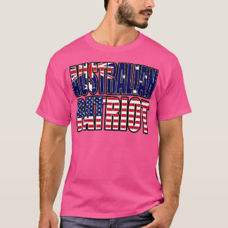 オーストラリア・アメリカン・パトリオプライド伝統国旗Gi Tシャツ